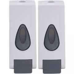 Fastgear 340ml White Plastic Liquid Dispenser, FG2413 (Pack of 2)