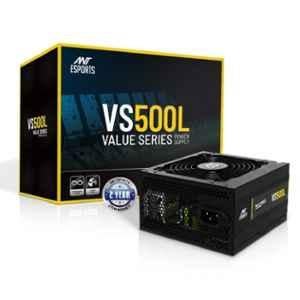 Ant Esports Value VS500L 500W Black Non Modular Gaming Power Supply with 120mm Silent Fan