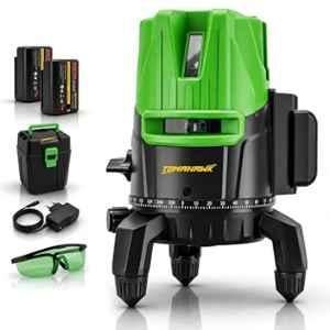 Tomahawk 25m Professional 5 Lines 3D Horizontal & Vertical Green Cross Self Leveling Line Laser Machine, TLL-B-05-N