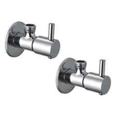 Natraj Grande GD 2218A Chrome Finish Brass Angle Cock (Pack of 2)