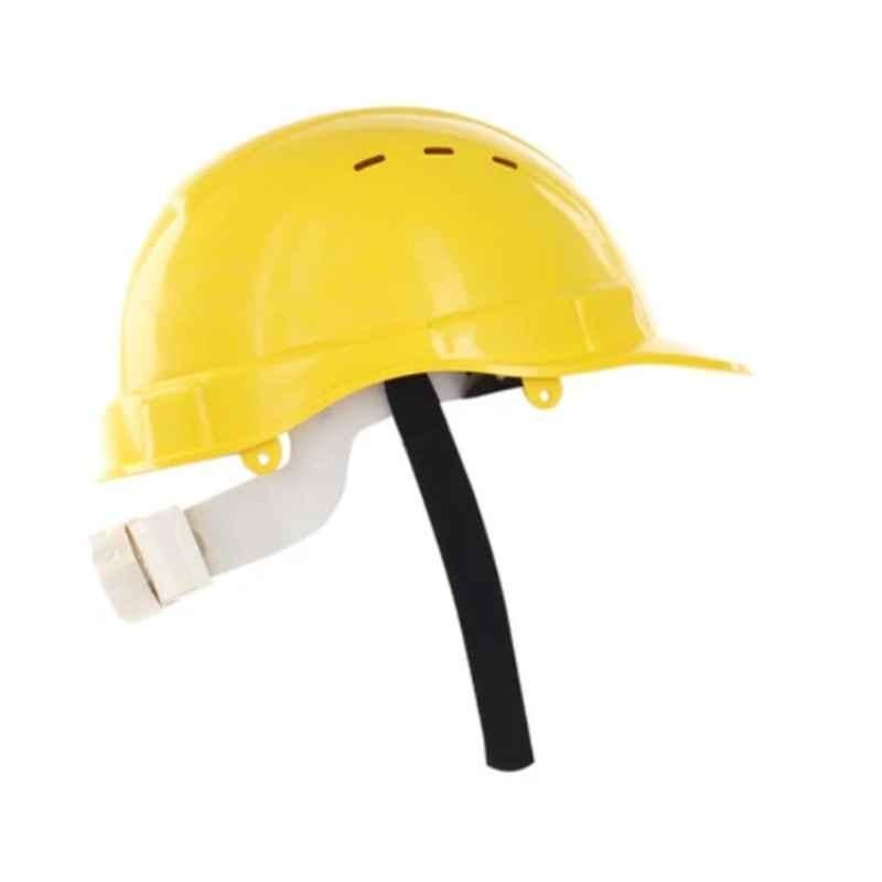 Mallcom OPAL XIII Polypropylene Yellow Textile Ratchet Fit Industrial Hard Hat
