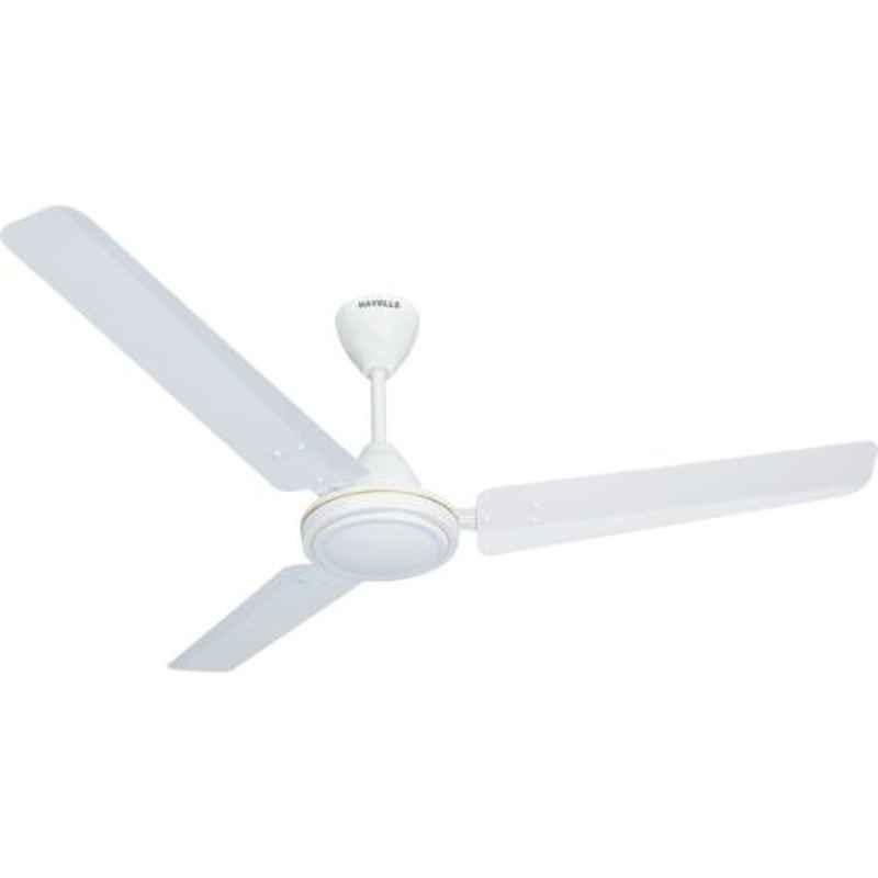 Havells Pacer 75W White Ceiling Fan, FHCPASTWHT48E, Sweep: 1200 mm