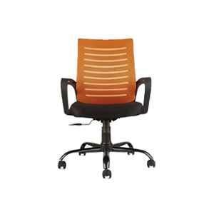 CELLBELL Desire C104 Fabric Medium Back Orange Ergonomic Chair, CBHKFOC1247