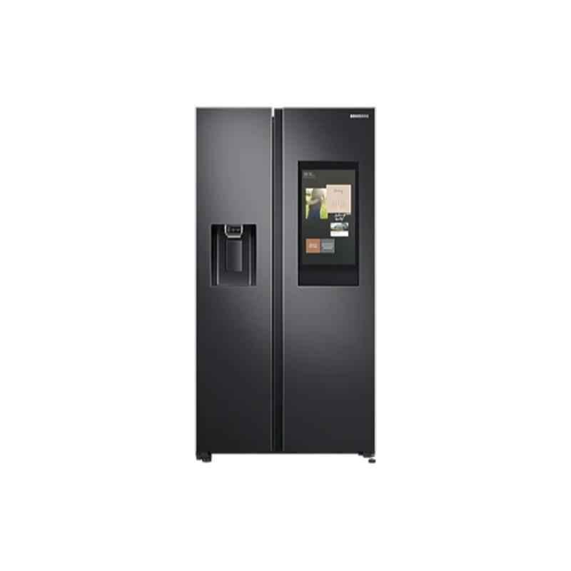 Samsung RS74T5F01B4/TL 657L Black Matt Side by Side Door Inverter Refrigerator