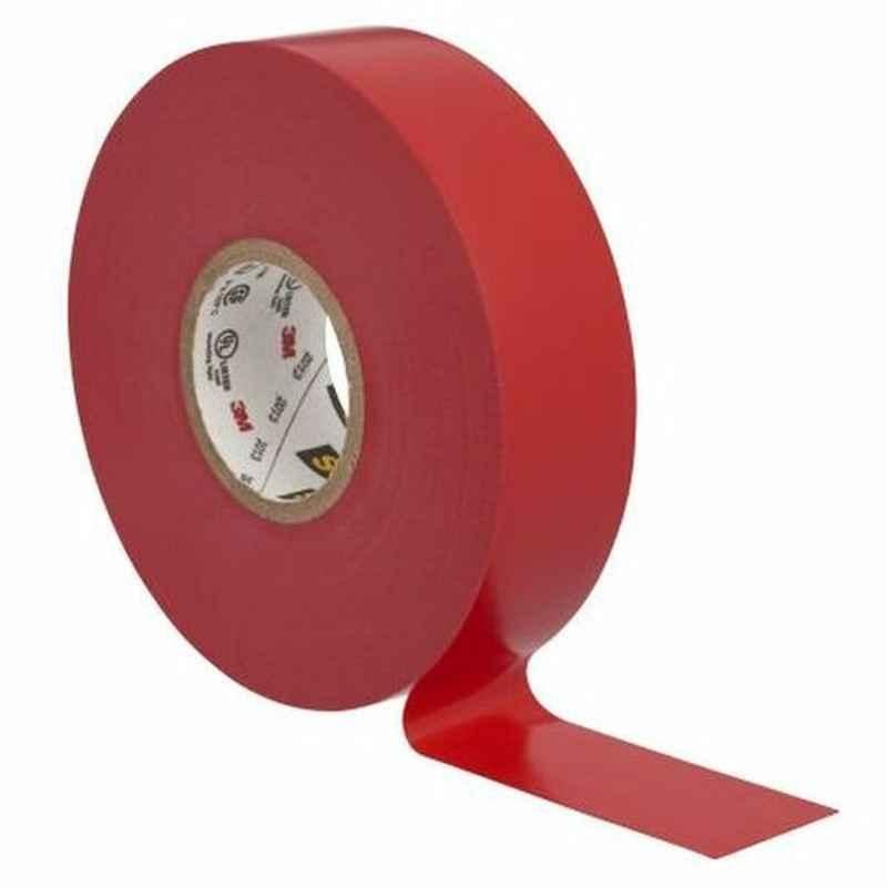 3M Scotch 19mmx20.1m PVC Vinyl Red Electrical Tape