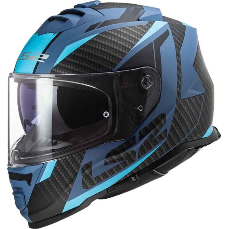 LS2 FF800 Storm Racer Blue Full Face Helmet, LS2HFF800SRBGL, Size: L