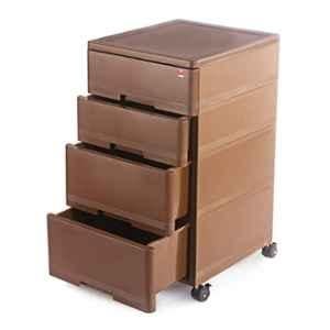 Cello Plastic Matt Finish Ice Brown Storewell Hinged Drawer