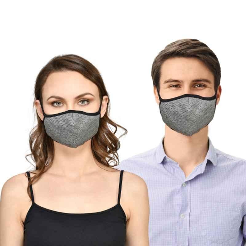 Strauss 16x12x1.5cm Large Grey Unisex Anti-Bacterial Non Vent Protection Mask, ST-2271