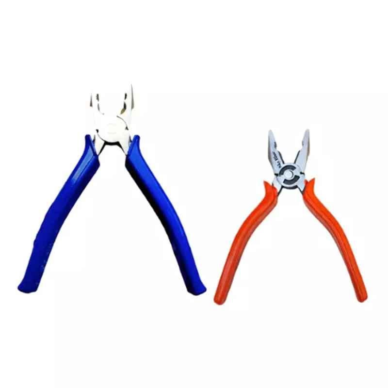Sky Blue 2 Pcs 7.8 inch Lineman Plier Combo, SBE_PLIER_COMBOS_COMBO_132