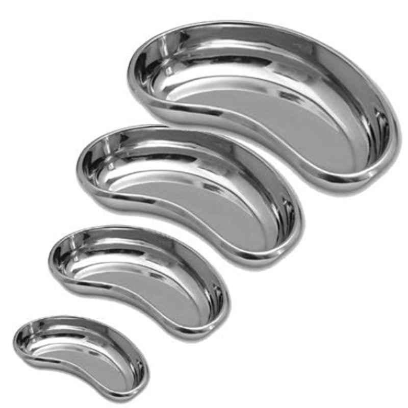 Forgesy Stainless Steel Surgical Kidney Tray, FORGESY215 (Pack of 4)