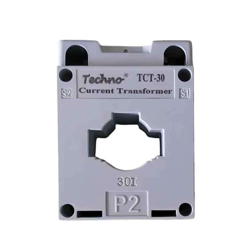 Techno 100A 2.5 VA Poly-Carbonate Current Transformer, TCT-30-100 A