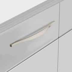 Plantex 224mm Zinc Satin Pull Cabinet Handle for Home & Office, APS-PH-102-SATIN-224MM-PK1