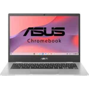 Asus CX1400CKA-NK0453 Transparent Silver ChromeBook with Intel Celeron Dual Core N4500 4GB/eMMC/64GB Chrome OS & 14 inch Display, 90NX03I2-M00FX0