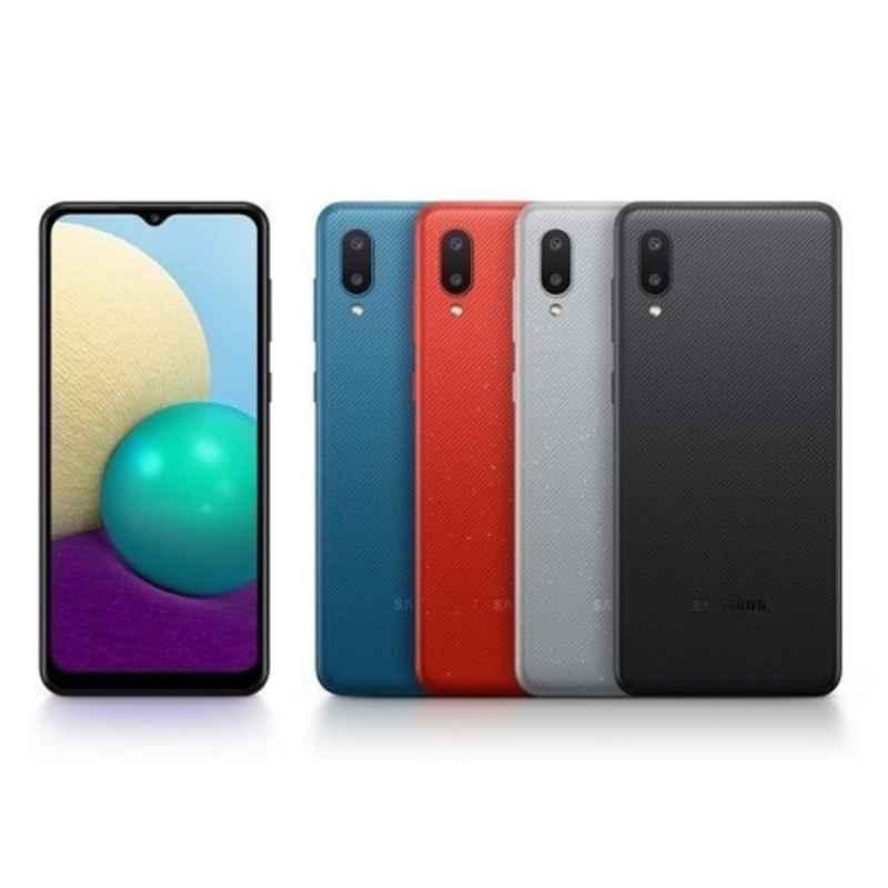 Samsung Galaxy A02 6.5 inch 3GB/32GB HD TFT Infinity V-Display Dual Sim 4G LTE Blue Smartphone, SMA022