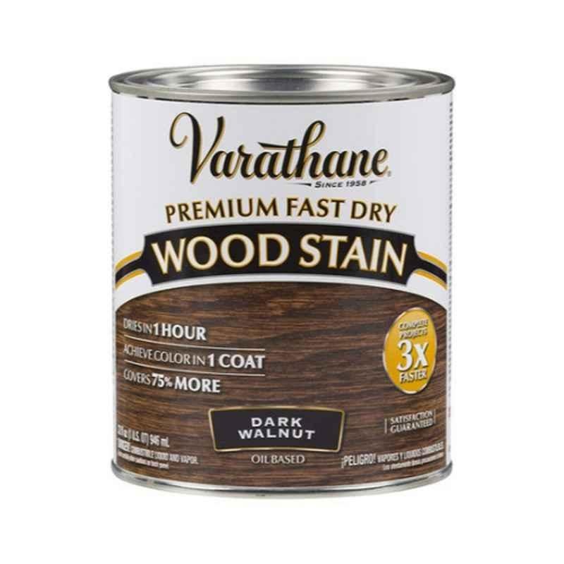 Rust-Oleum Varathane 32 Oz Dark Walnut Premium Fast Dry Wood Stain, 262006