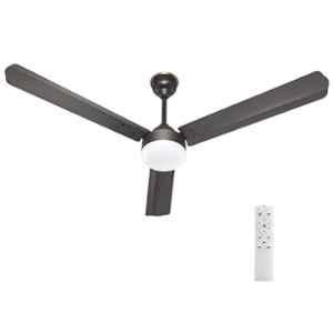 Sameer VeloxE Smart 1200 mm 3 Blade Ceiling Fan BLDC 5 Star Energy Saving with Remote Anti Dust LED Lamp, Stellar Grey with 2 Year Warranty