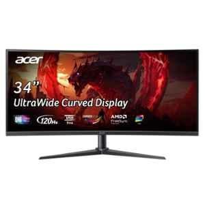 Acer Nitro 34 inch 3440x1440p WQHD VA Black Curved Gaming Monitor, ED340CUR J0