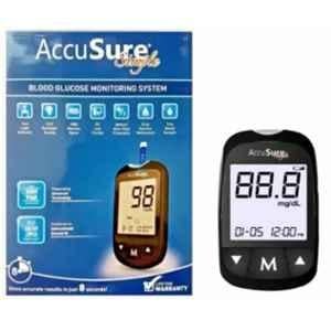 Accusure Simple Glucometer with 50 Test Strips