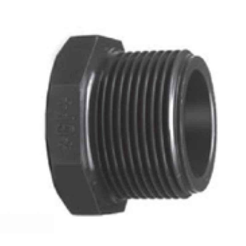Hepworth 21.96.19 1/2 inch PN 10 PVC-U BSP Threaded Pipe Plug, 721.961.906