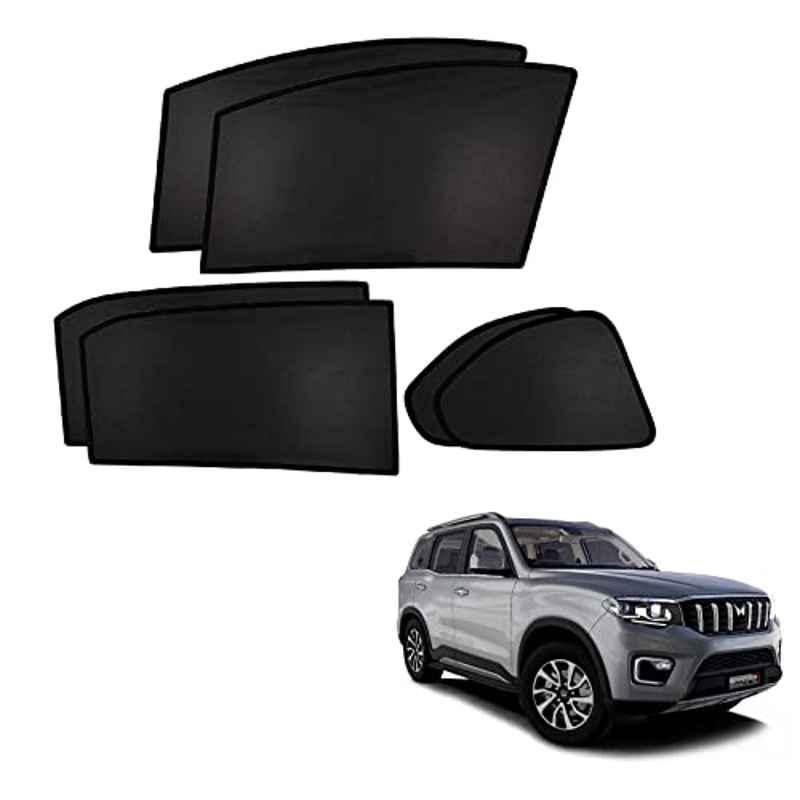 Kozdiko 6 Pcs Non Magnetic Fix Car Sun Shade Set for Mahindra Scorpio N 2022-Present