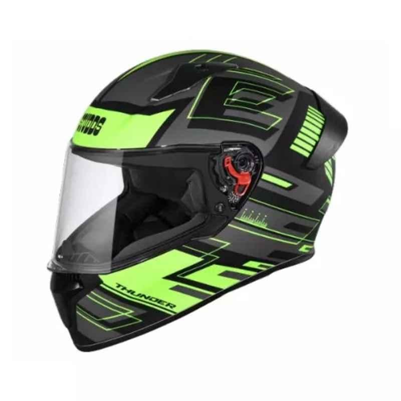 Studds N5 Expanded Polystyrene ISI Black Full Face Helmet, Size: 580 mm