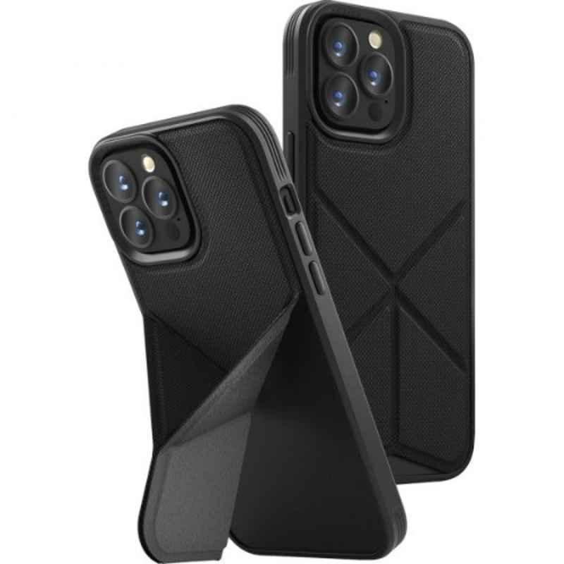 Uniq Hybrid Transforma TPU Ebony Black MagClick Charging Case for iPhone 14 Pro Max
