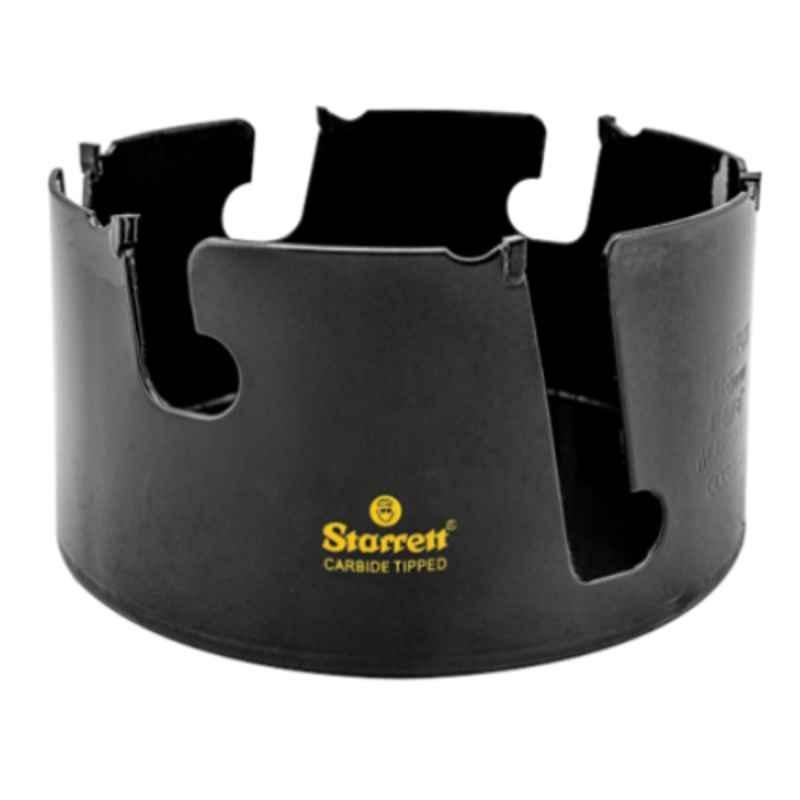 Starrett 118mm Black Tungsten Carbide Tipped Multi Purpose Hole Saw, MPH0458