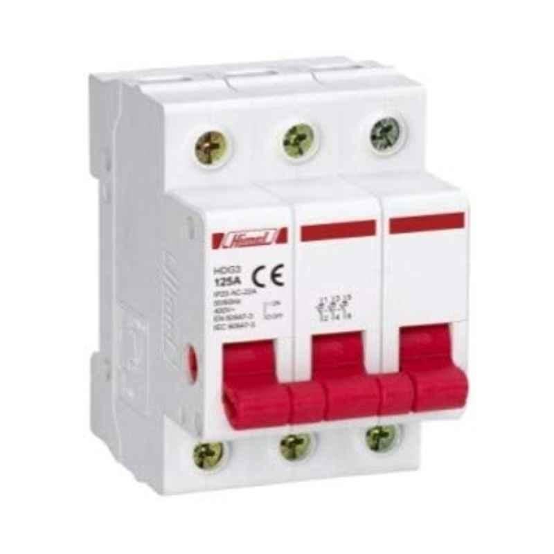 Himel 125A 3P DIN Isolator Switch, HDG33125