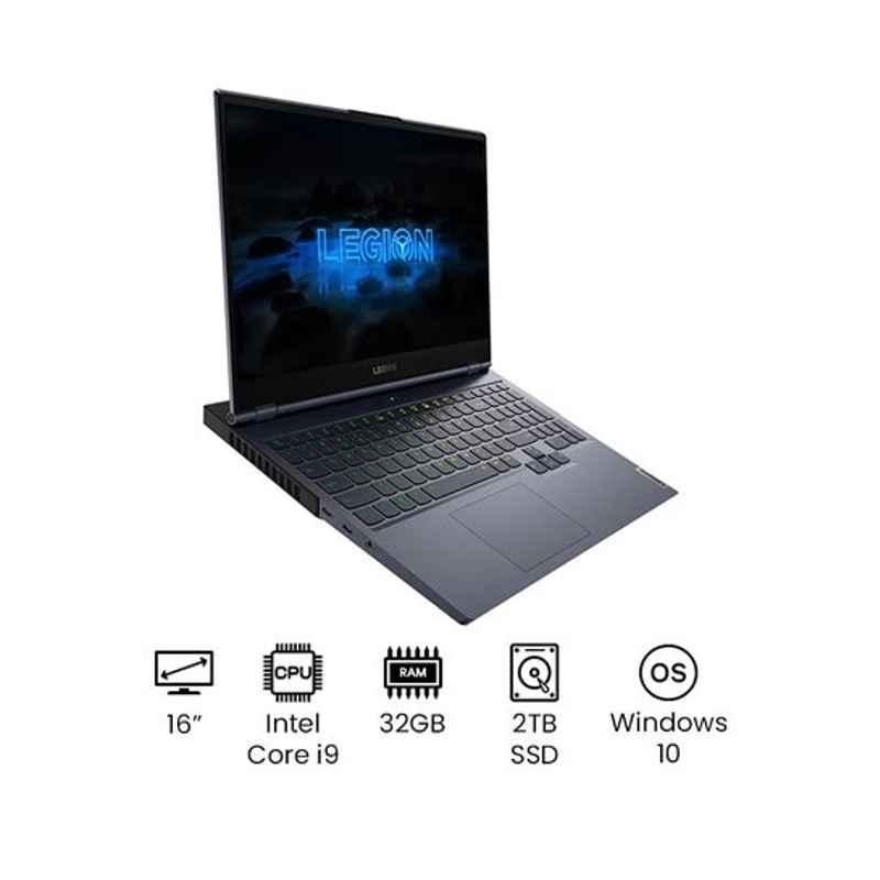 Lenovo Core i9 32GB 16 inch Octa Core SSD Storm Grey Laptop, 82K60033AX