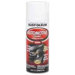 Rust-Oleum 340g White Gloss Enamel Automotive Spray Paint, 252468