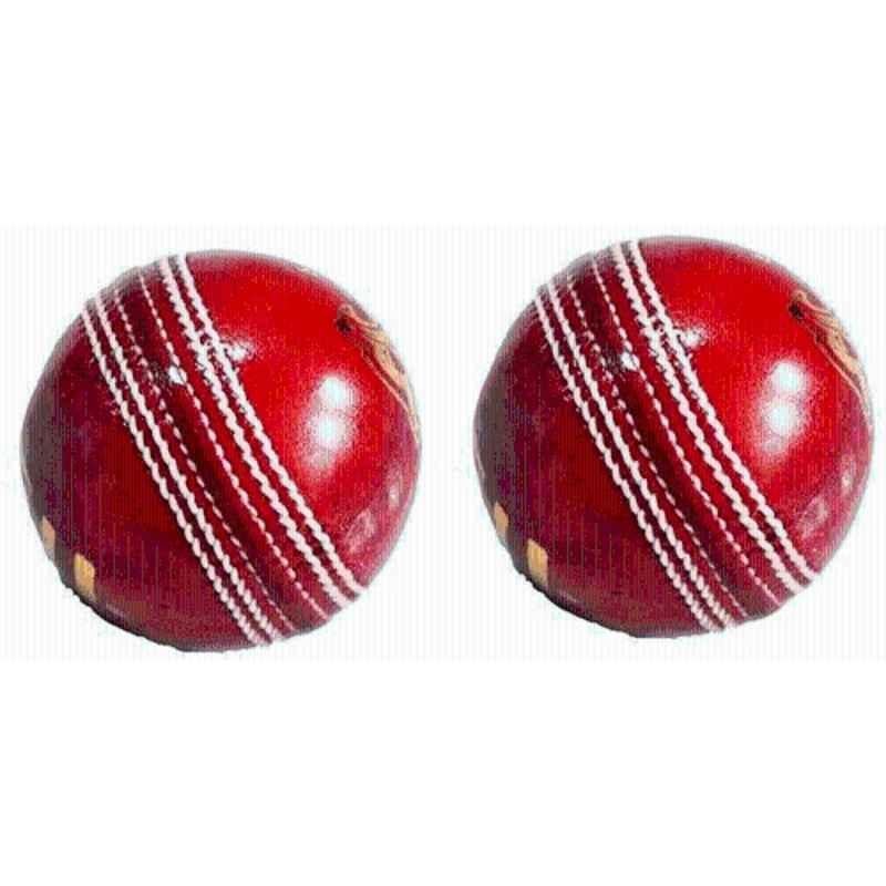 PRO Sports Leather Ball Leather Cricket Ball (Pack of 2)