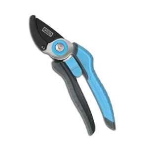 IFFCO Urban Gardens 8 inch Blue & Light Black Anvil Pruner with Carbon Steel Blade, Non-Slip Grip & Secure Locking