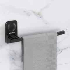 Plantex Stainless Steel Napkin Hanger for Washbasin/Napkin Holder for Bathroom/Towel Ring/Bathroom Accessories Black