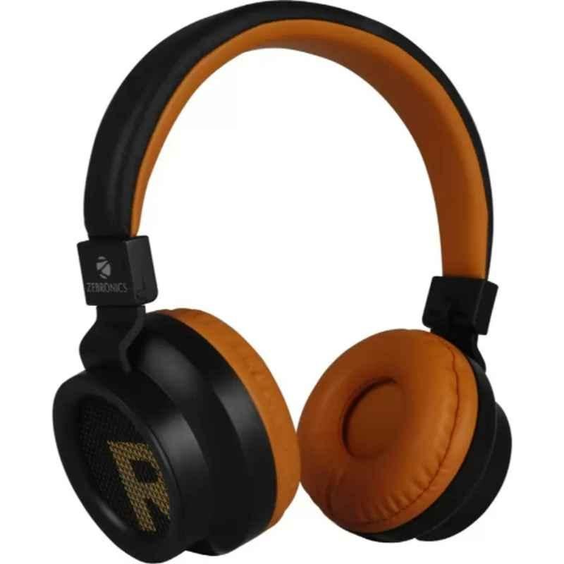 Zebronics Zeb Bang Orange Bluetooth Headset