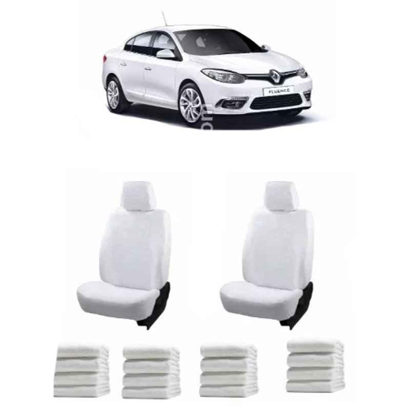 Oscar White Aut-Sn-4081 Towel 1 Pcs\\Set Renault Fluence Car Seat Cover