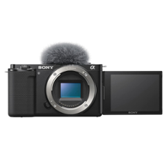 Sony Alpha ZV-E10 24.2MP Black Interchangeable Lens Mirrorless Camera with Clear Audio & 4K Movie Recording, ZV-E10/BQ IN5