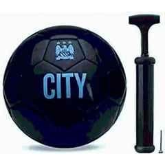 Sliva Rubber Standard Black Football with Pump, Size: 5