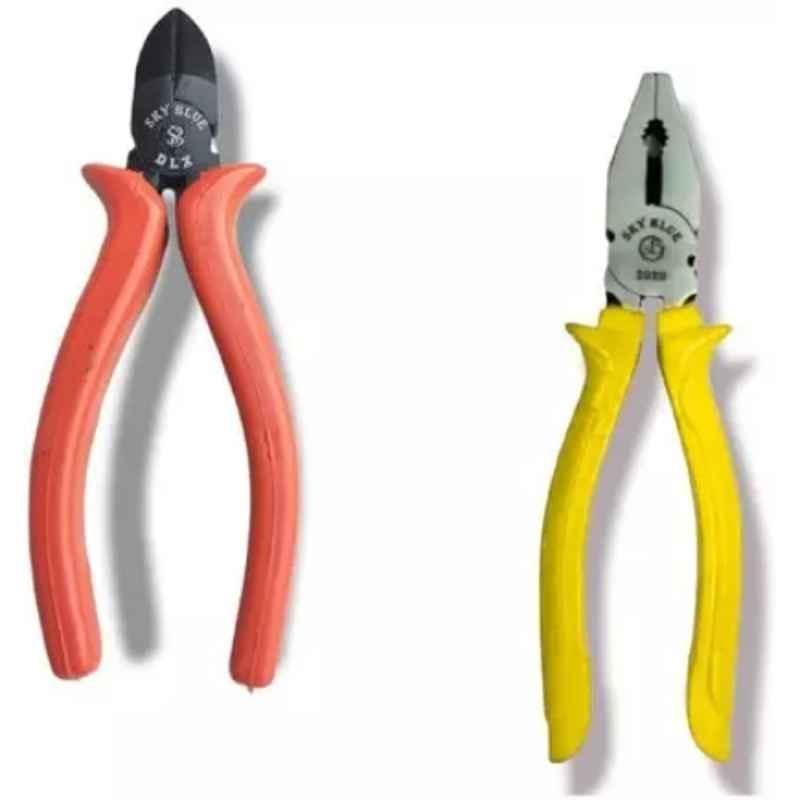 Sky Blue 2 Pcs 7.8 inch Stainless Steel Groove Plier Combo, SBE_PLIER_0680