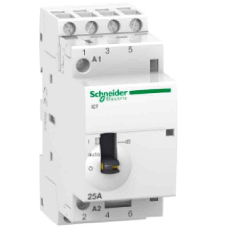 Schneider Acti9 4-NO White 4 Pole Contactor, A9C21834