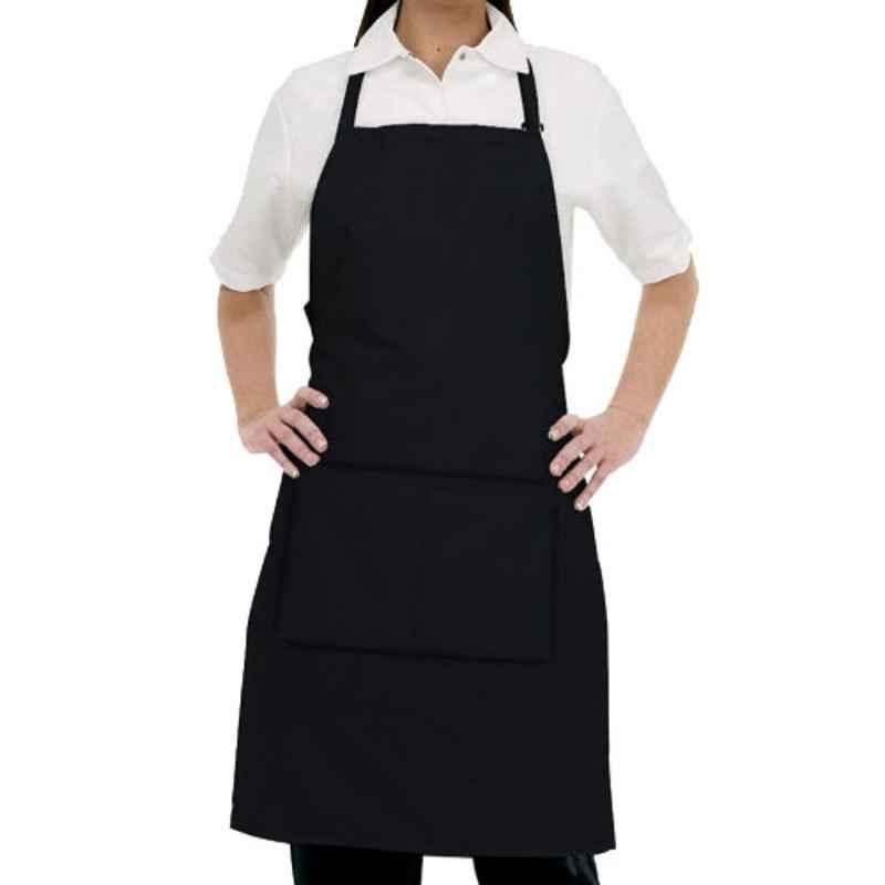 Superb Uniforms Polyester & Cotton Full Length Bib Cook Apron, SUW/N/CAB08, Size: S