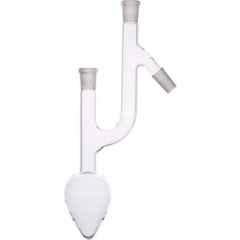 ABGIL 100ml Borosilicate Glass Pear Shape Claisen Flask with Interchangeable Joint, ABG1590
