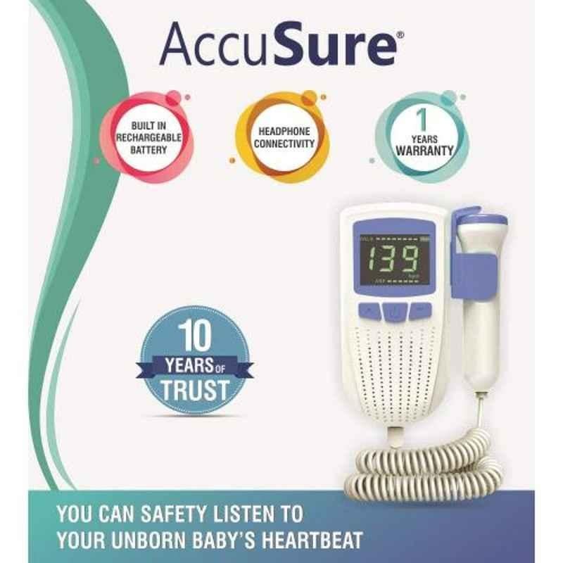 AccuSure Professional Fetal Doppler with USB Charging