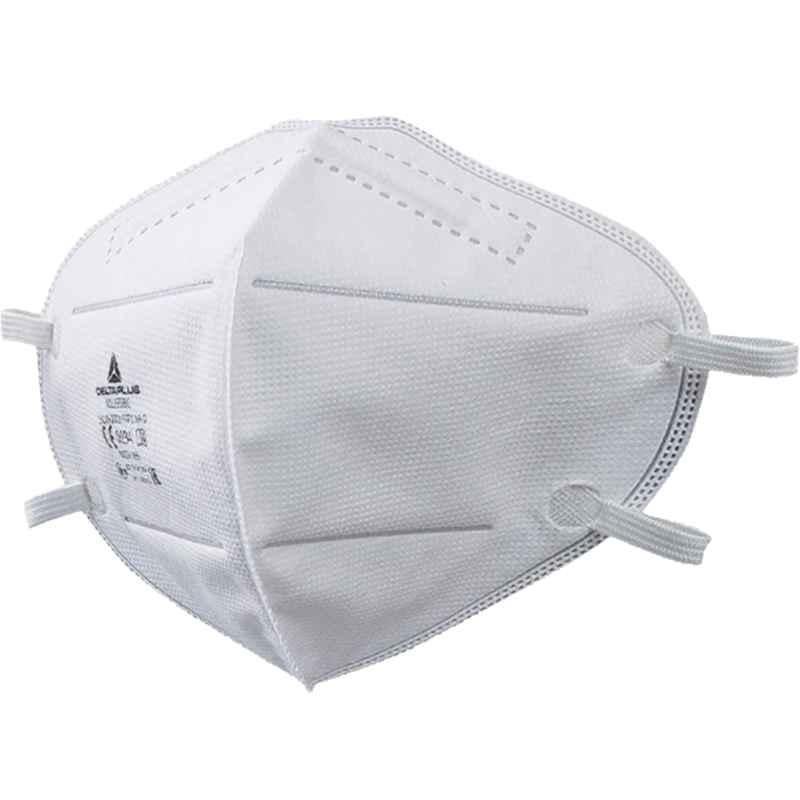 Deltaplus FFP1 M1195B Non Woven Synthetic Fiber White Disposable Mask (Pack of 30)
