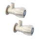 Natraj ABS Angle Faucet With Wall Flange, ABS4318 (Pack of 2)