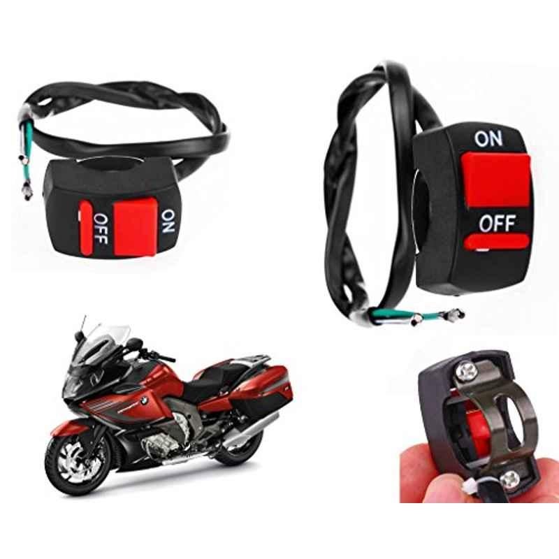 Auto Pearl 7/8 inch 12V Bike Fog Light Handle Bar Switch for BMW K 1600