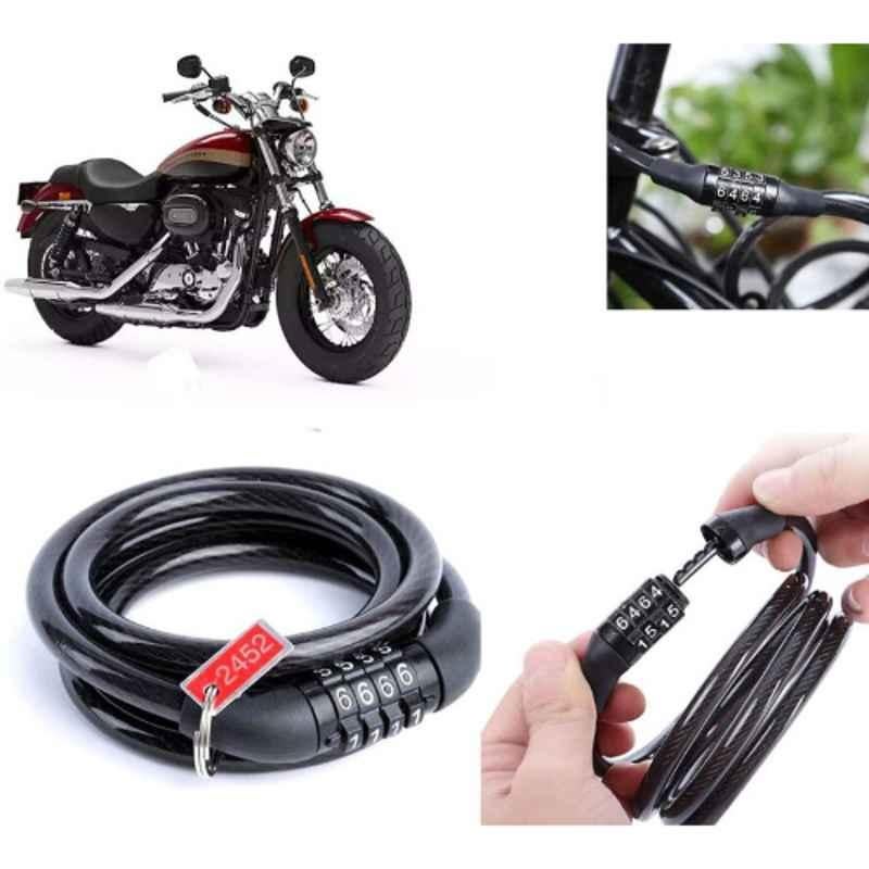 Auto Pearl PVC & Plastic Black Combination Cable Lock for 1200 Custom, 565