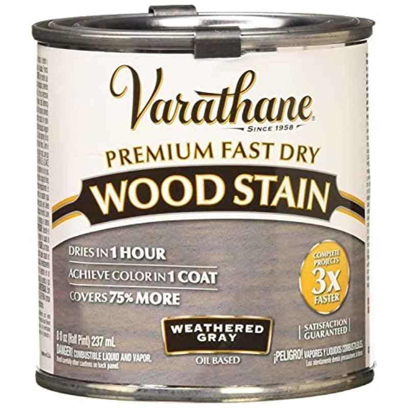 Rust-Oleum Varathane 237ml Weathered Grey Wood Stain Premium Fast Dry Coating, 269398