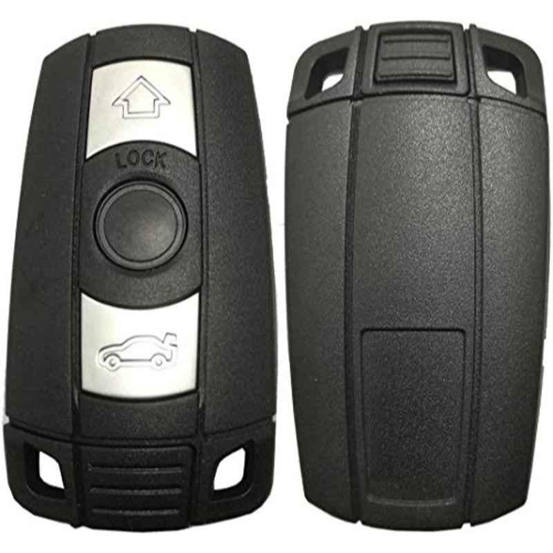 Rubik 3 Button Replacement Keyless Entry Remote Control Cover With Uncut Blade Car Key Fob Case for BMW