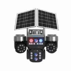 Cybernautt X18T 6MP+6MP+6MP 4G Solar Security Outdoor Camera with 2 Way Audio & Night Vision