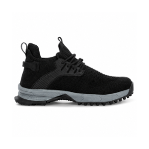 Eego Italy Comfy Knitted Cloth Steel Toe Black Breathable Sports Safety Shoes, Size: 10
